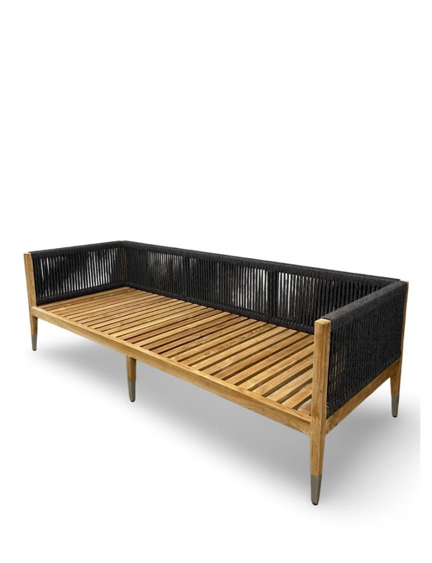 Oslo Sofa 3 Seater Charcoal Rope MK/F37 13mm