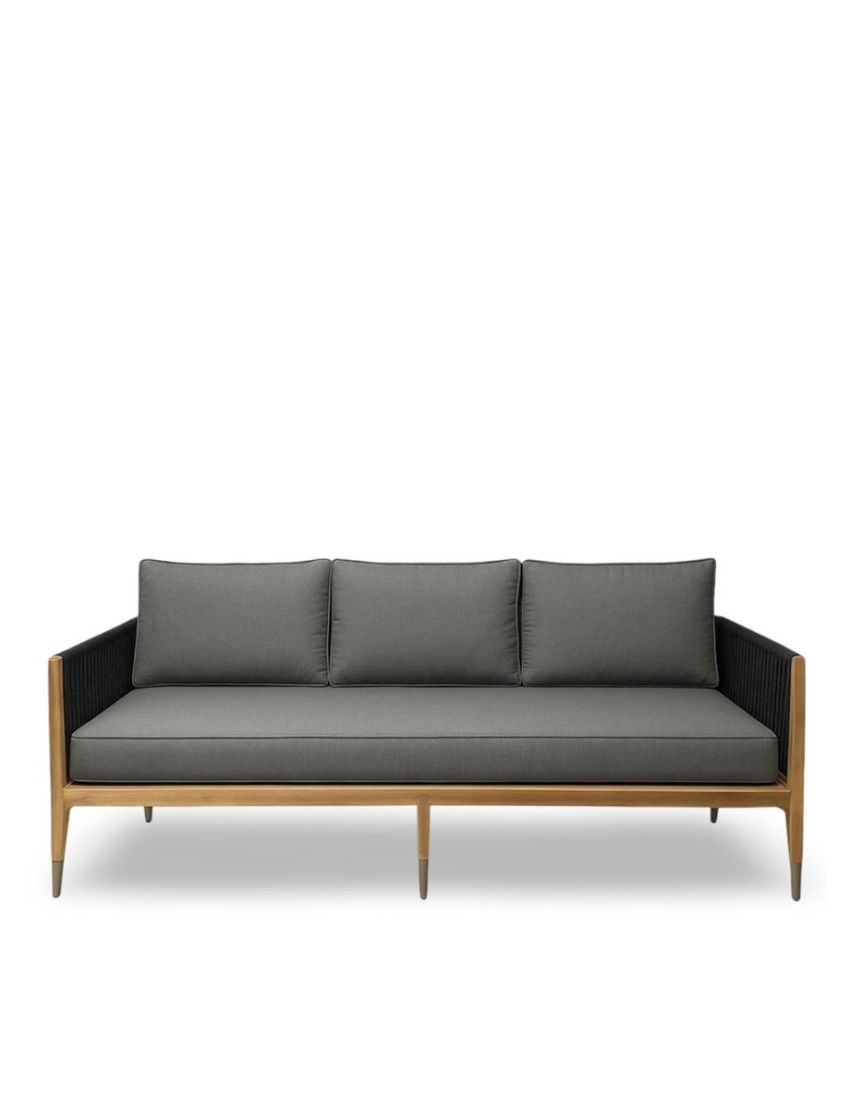 Oslo Sofa 3 Seater Charcoal Rope MK/F37 13mm
