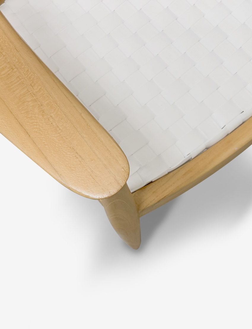Roskilde Dining Arm White Cuban